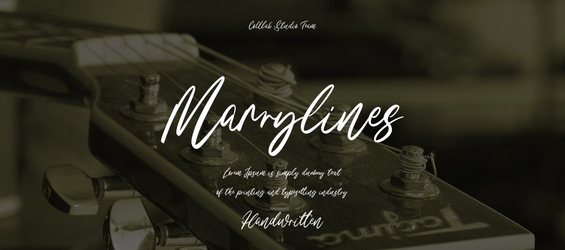 Marrylines Font