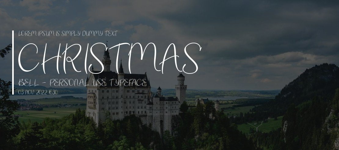 Christmas Bell - Personal Use Font