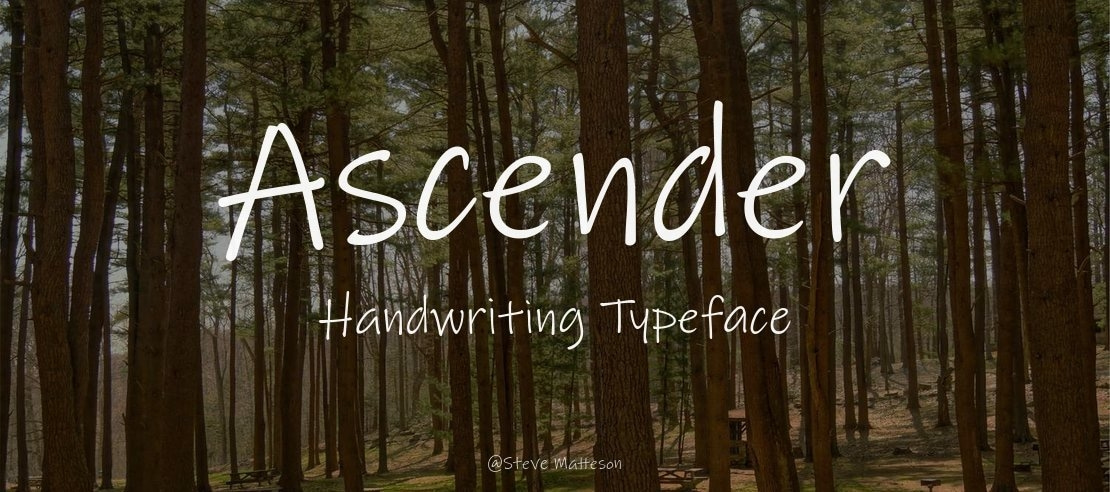 Ascender Handwriting Font