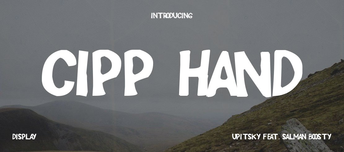 Cipp Hand Font