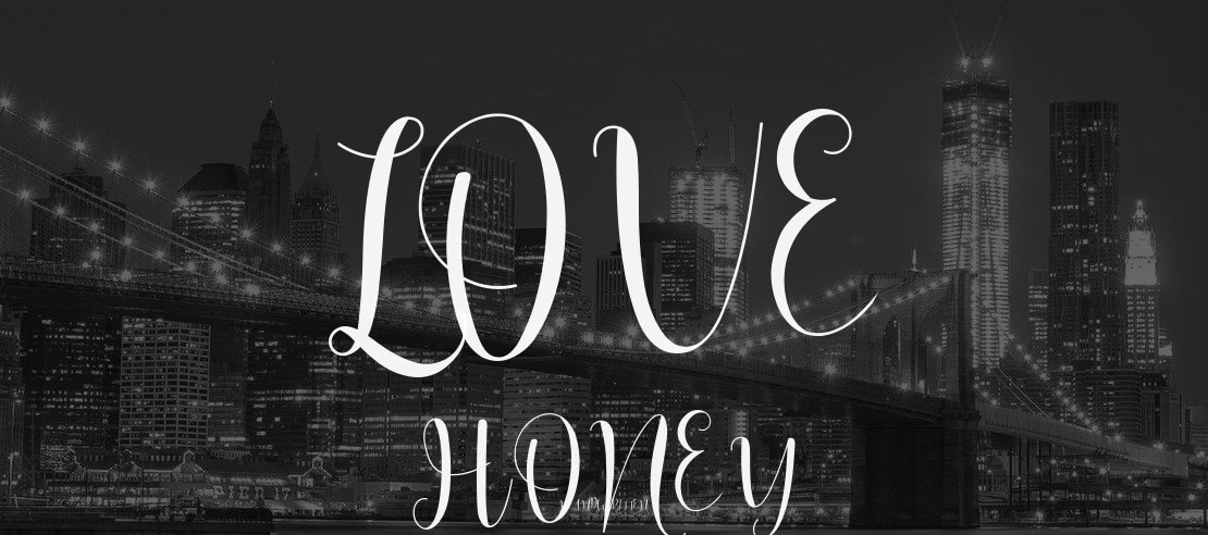 love honey Font