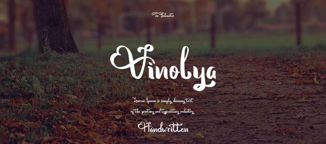 Vinolya Font