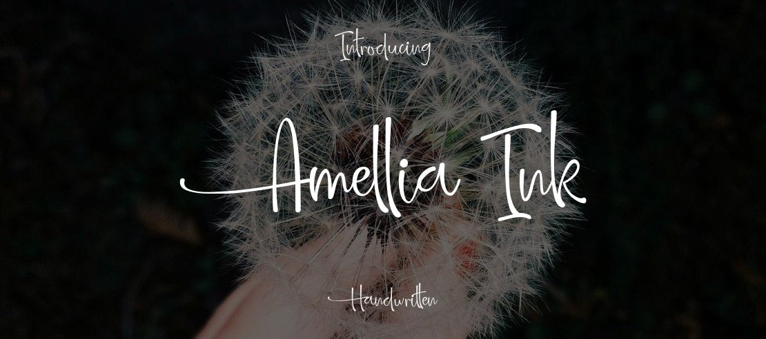 Amellia Ink Font