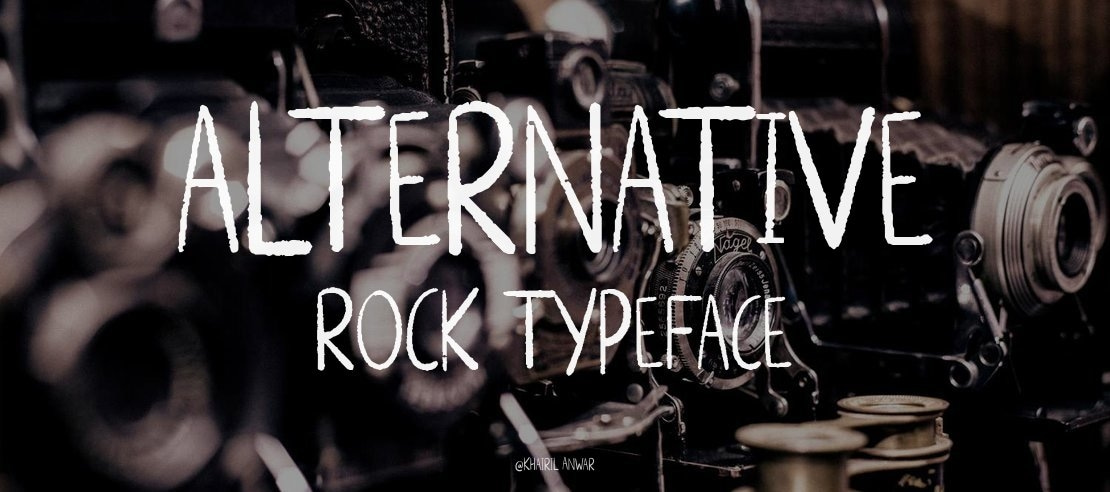 ALTERNATIVE ROCK Font Family