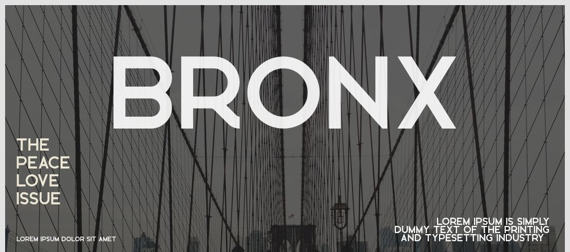 Bronx Font