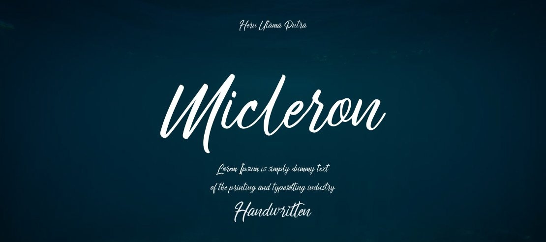 Micleron Font