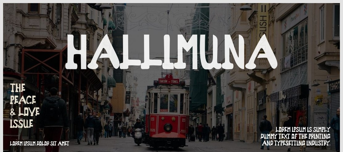 Hallimuna Font