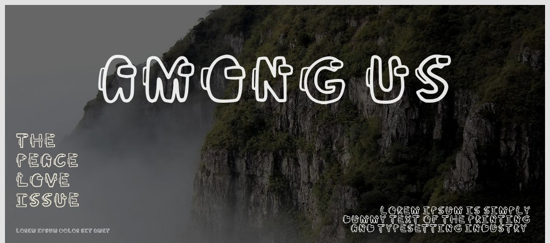 Among Us Font