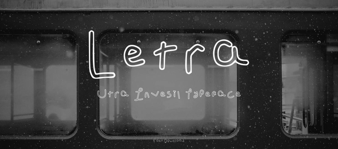 Letra Utra Invesil Font