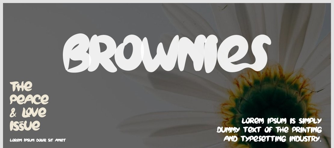 BROWNIES Font