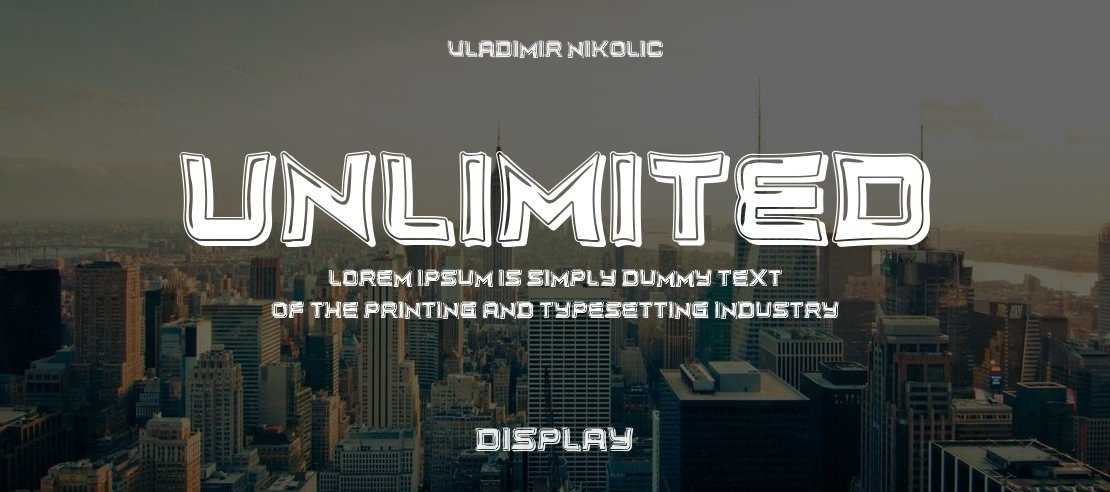 Unlimited Font Family