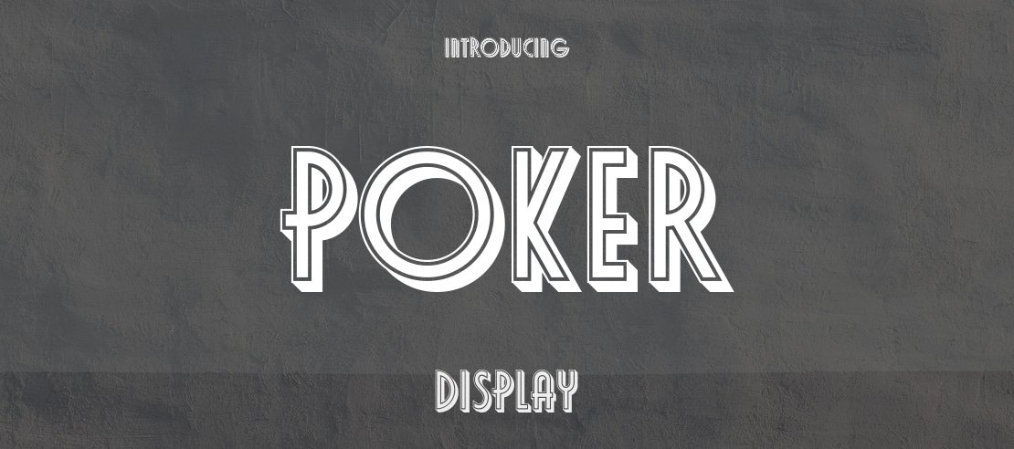 Poker Font