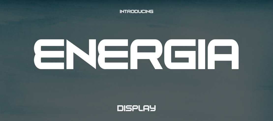 Energia Font Family