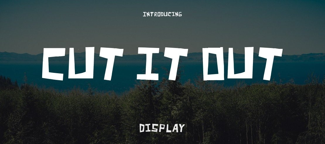 Cut It Out Font