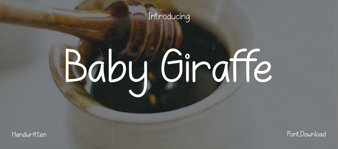 Baby Giraffe Font