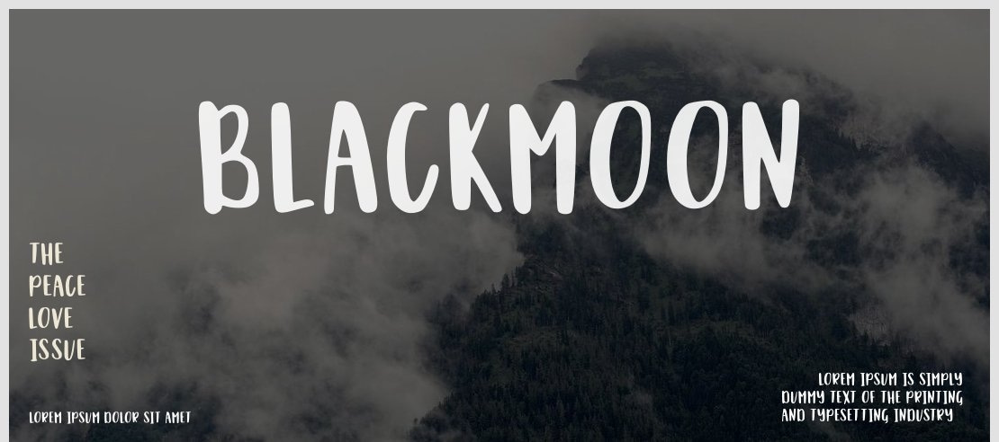 Blackmoon Font