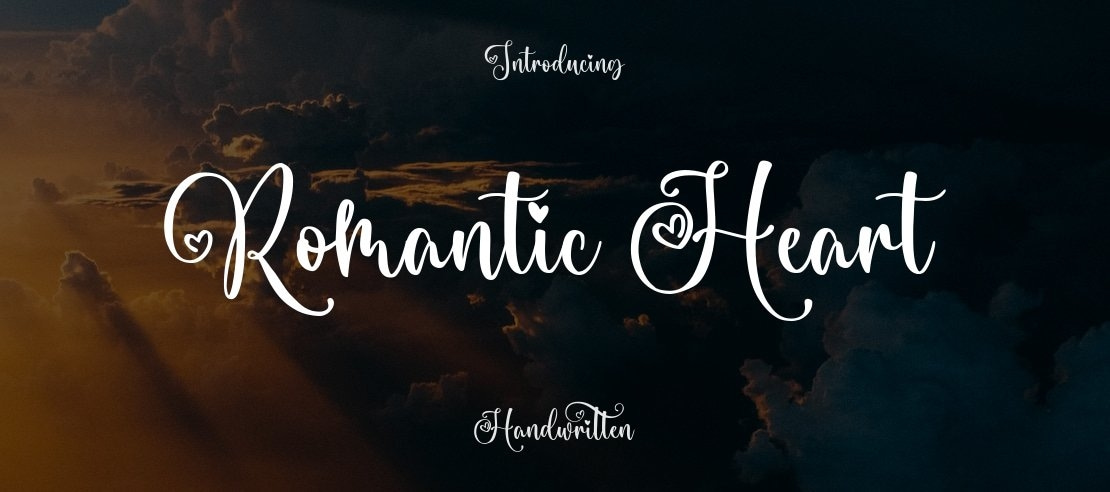 Romantic Heart Font