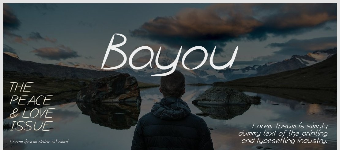 Bayou Font