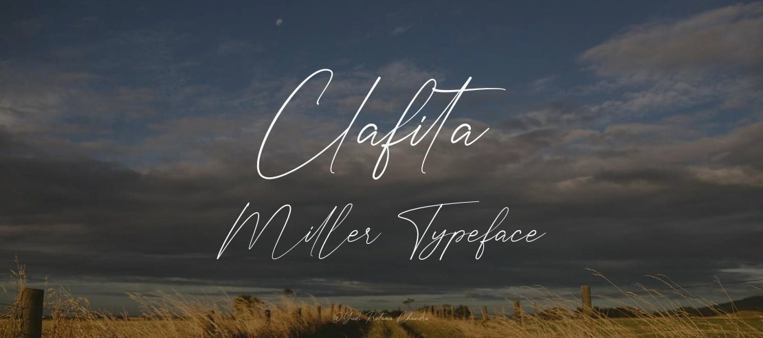 Clafita Miller Font