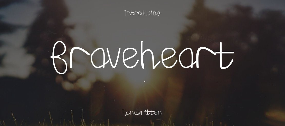 braveheart font for photoshop free download