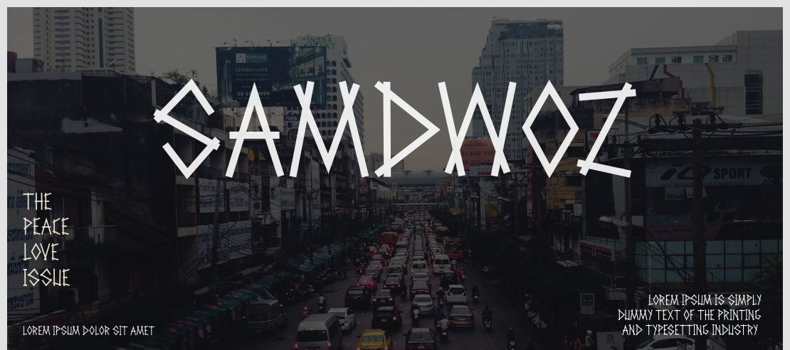 Samdwoz Font