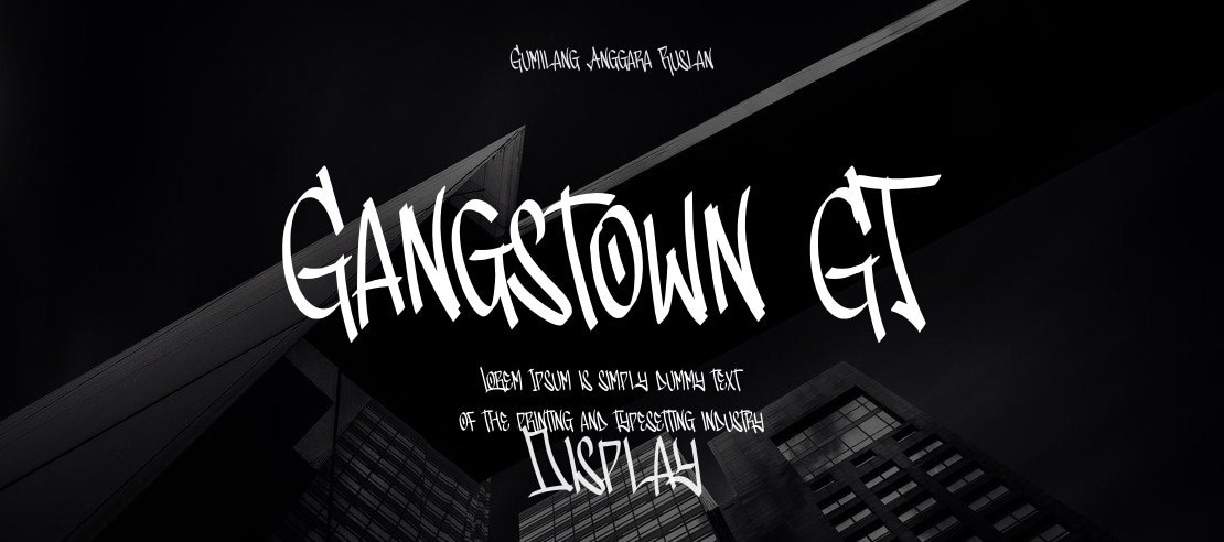 Gangstown GT Font