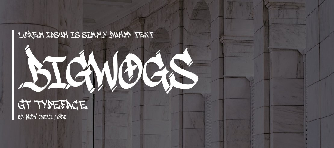 Bigwogs GT Font