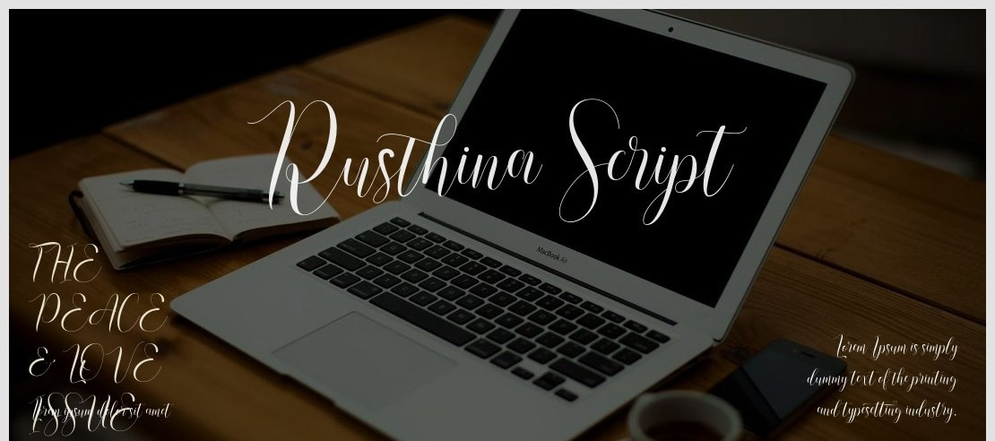 Rusthina Script Font