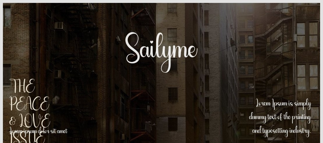 Sailyme Font