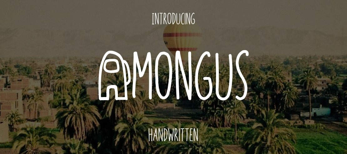 Amongus Font