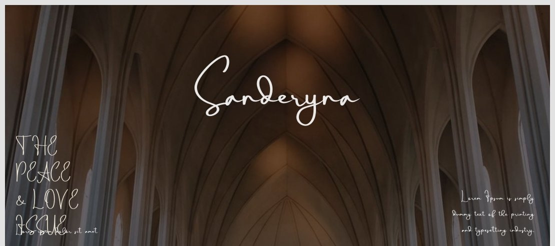 Sanderyna Font