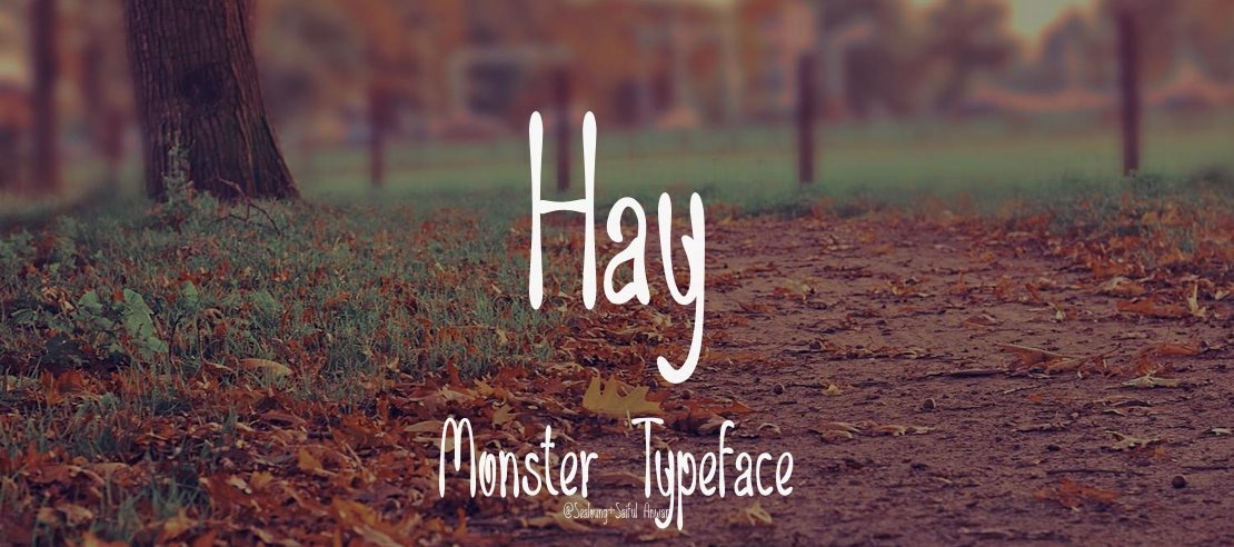 Hay Monster Font