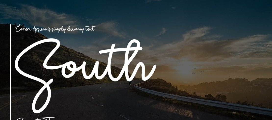 South Script Font