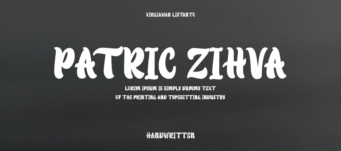 Patric Zihva Font