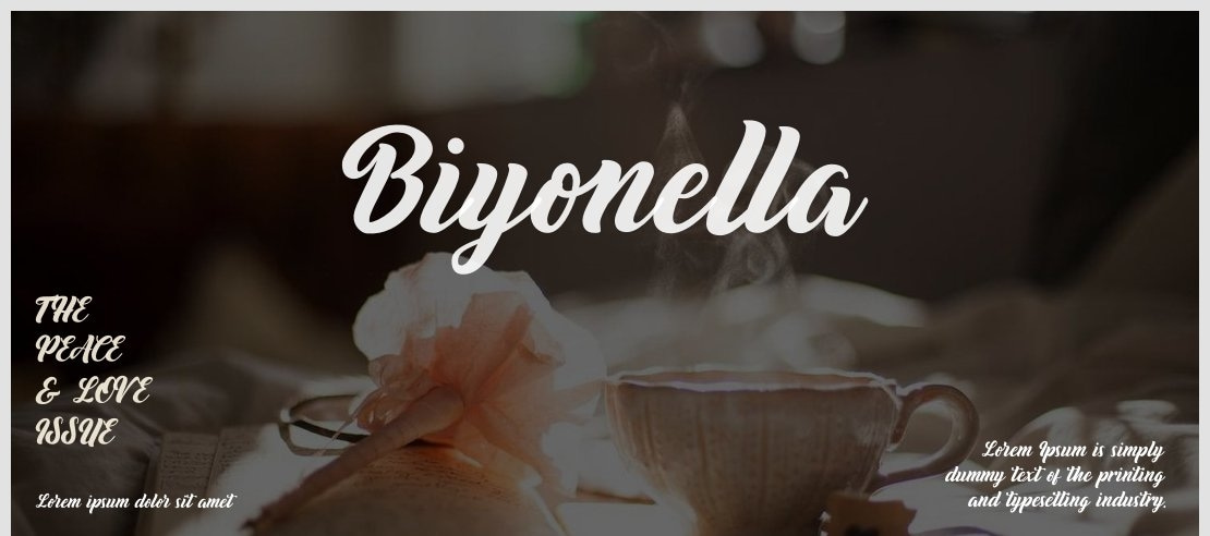 Biyonella Font