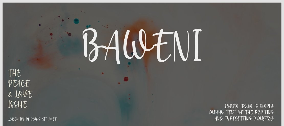 Baweni Font