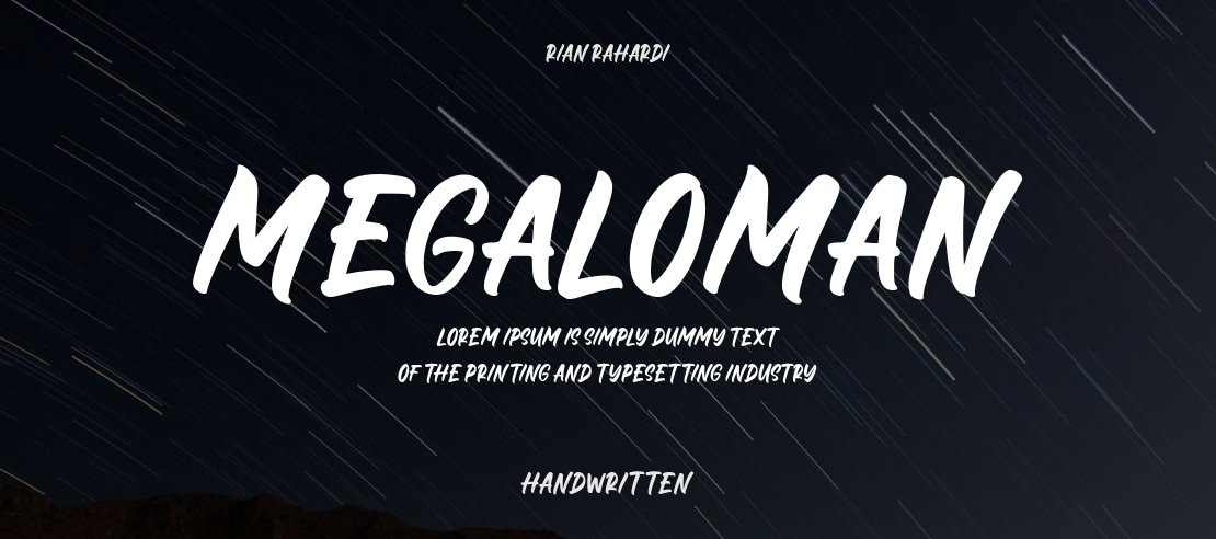 Megaloman Font