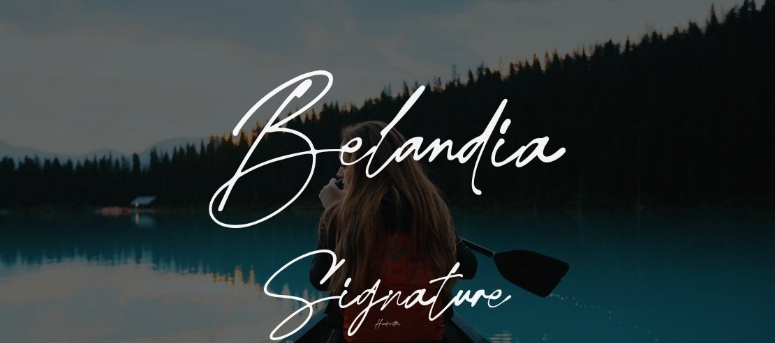 Belandia Signature Font