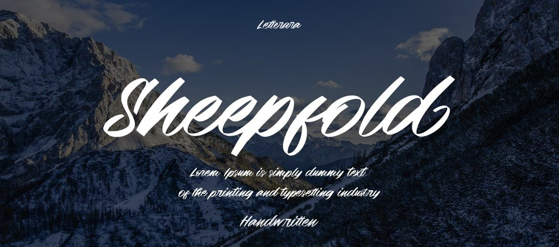 Sheepfold Font