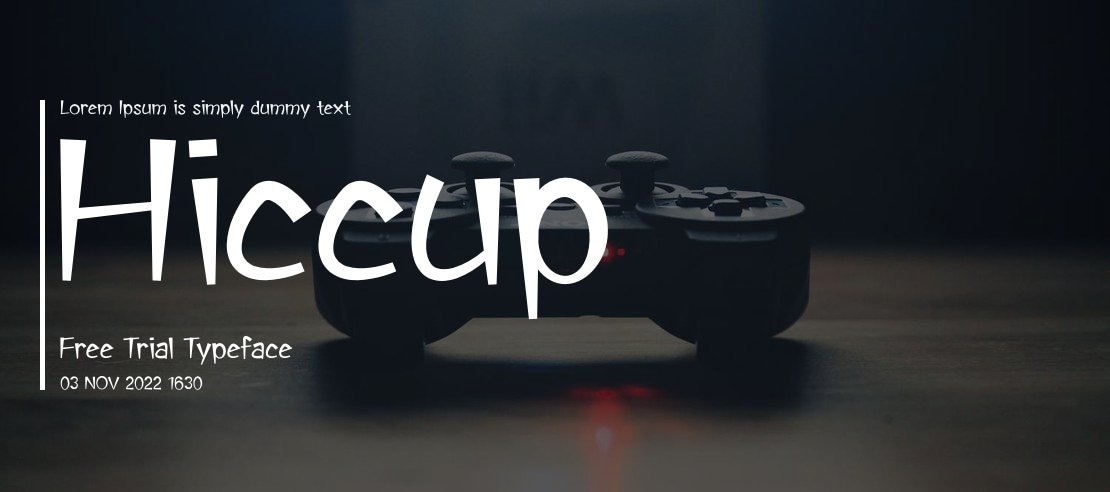 Hiccup Free Trial Font