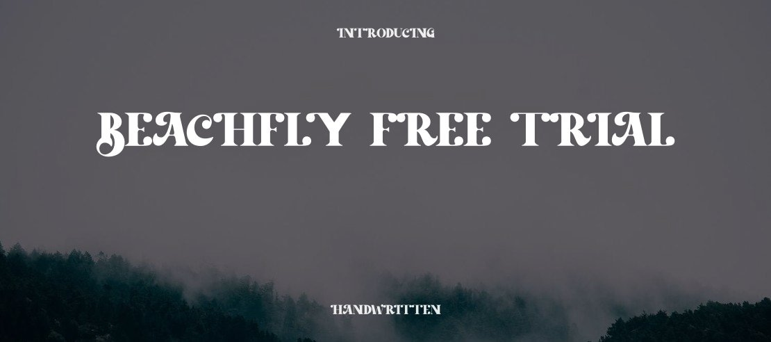 Beachfly Free Trial Font