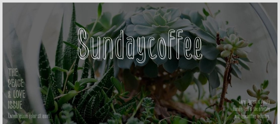 Sundaycoffee Font