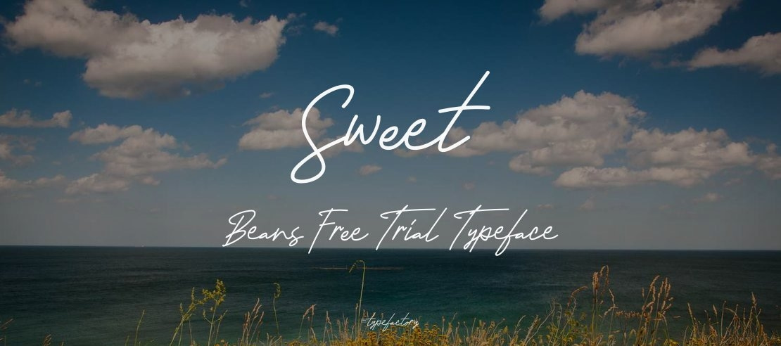 Sweet Beans Free Trial Font