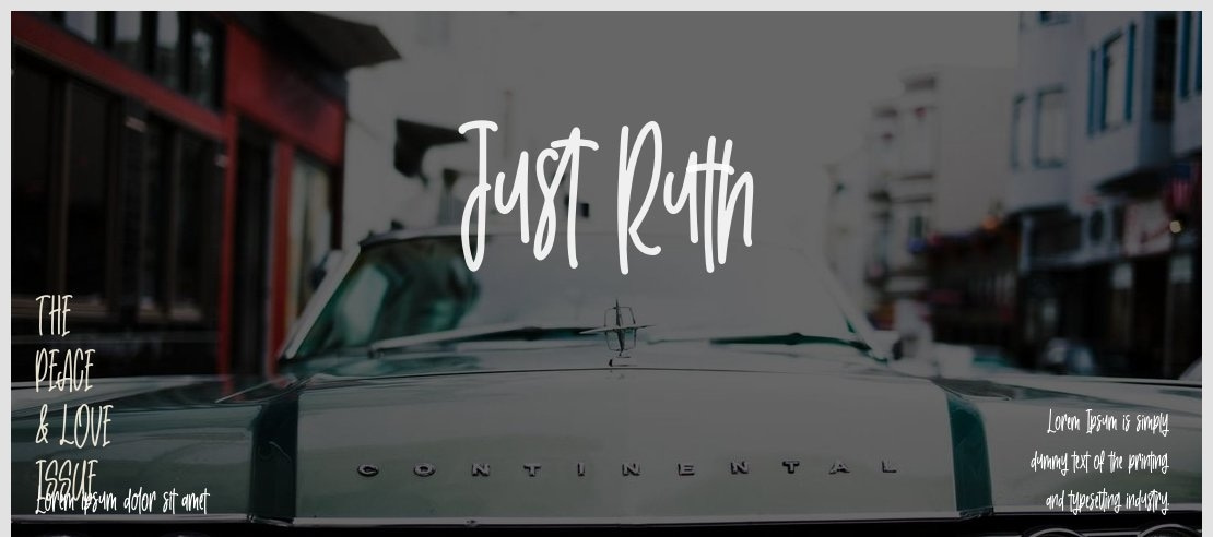 Just Ruth Font