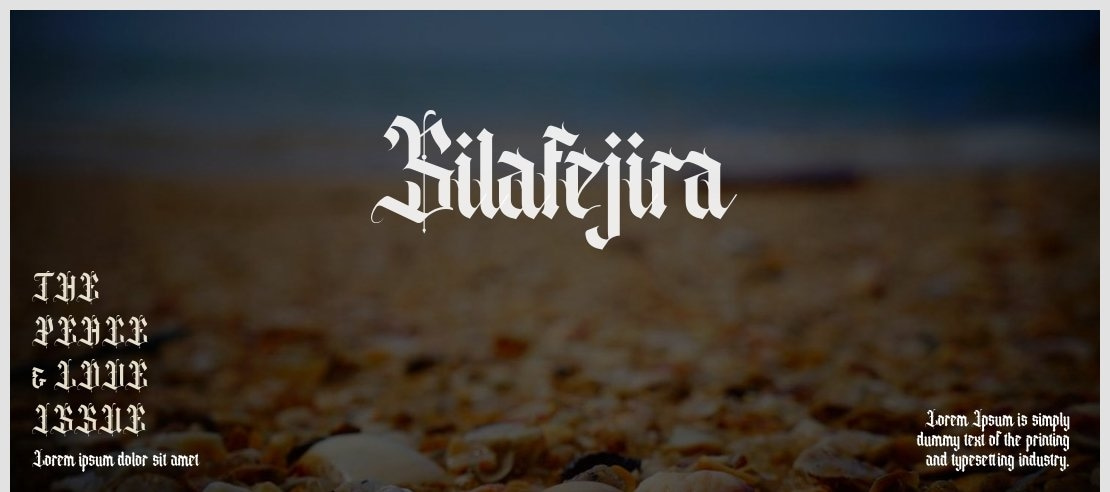 Silafejira Font