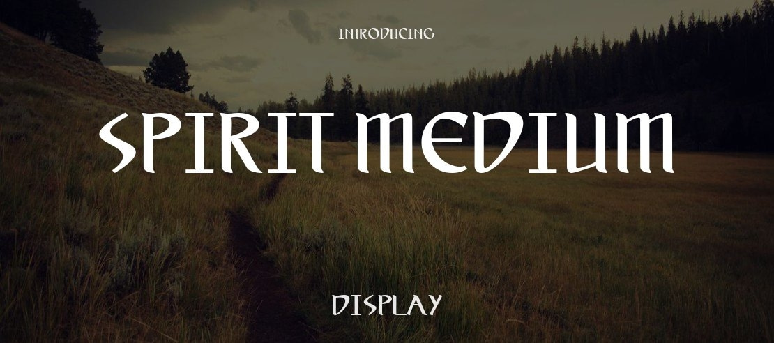 Spirit Medium Font