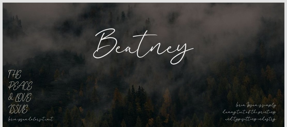 Beatney Font