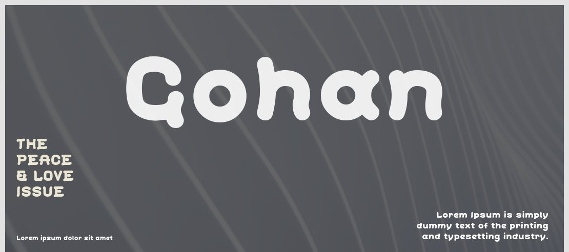 Gohan Font