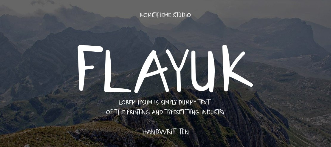 Flayuk Font