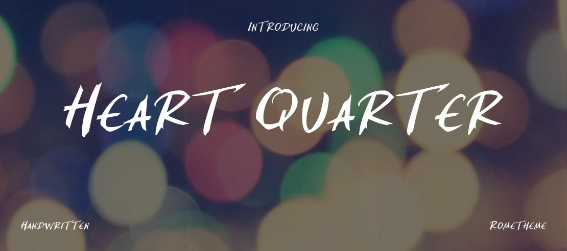 Heart Quarter Font